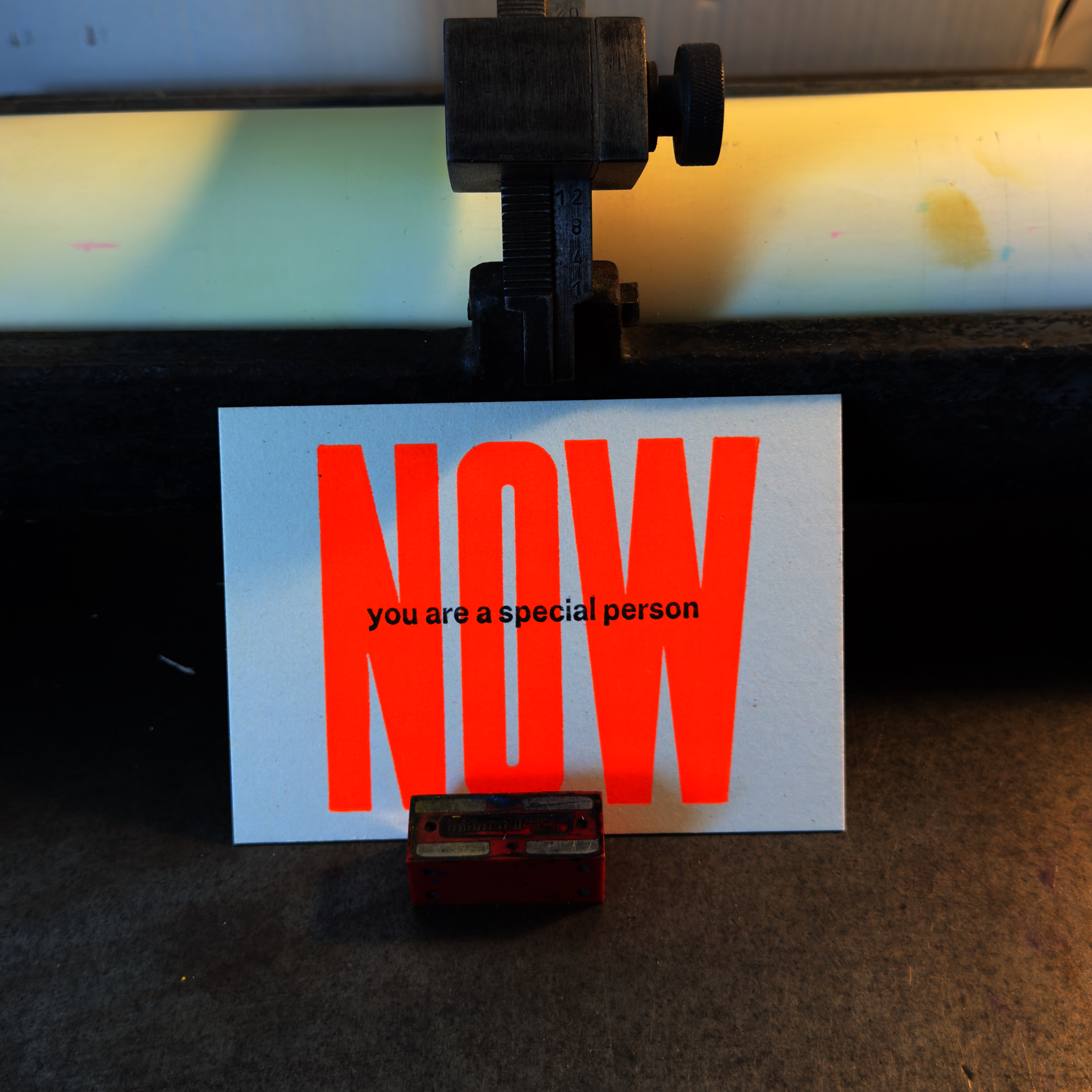 You are a special person NOW